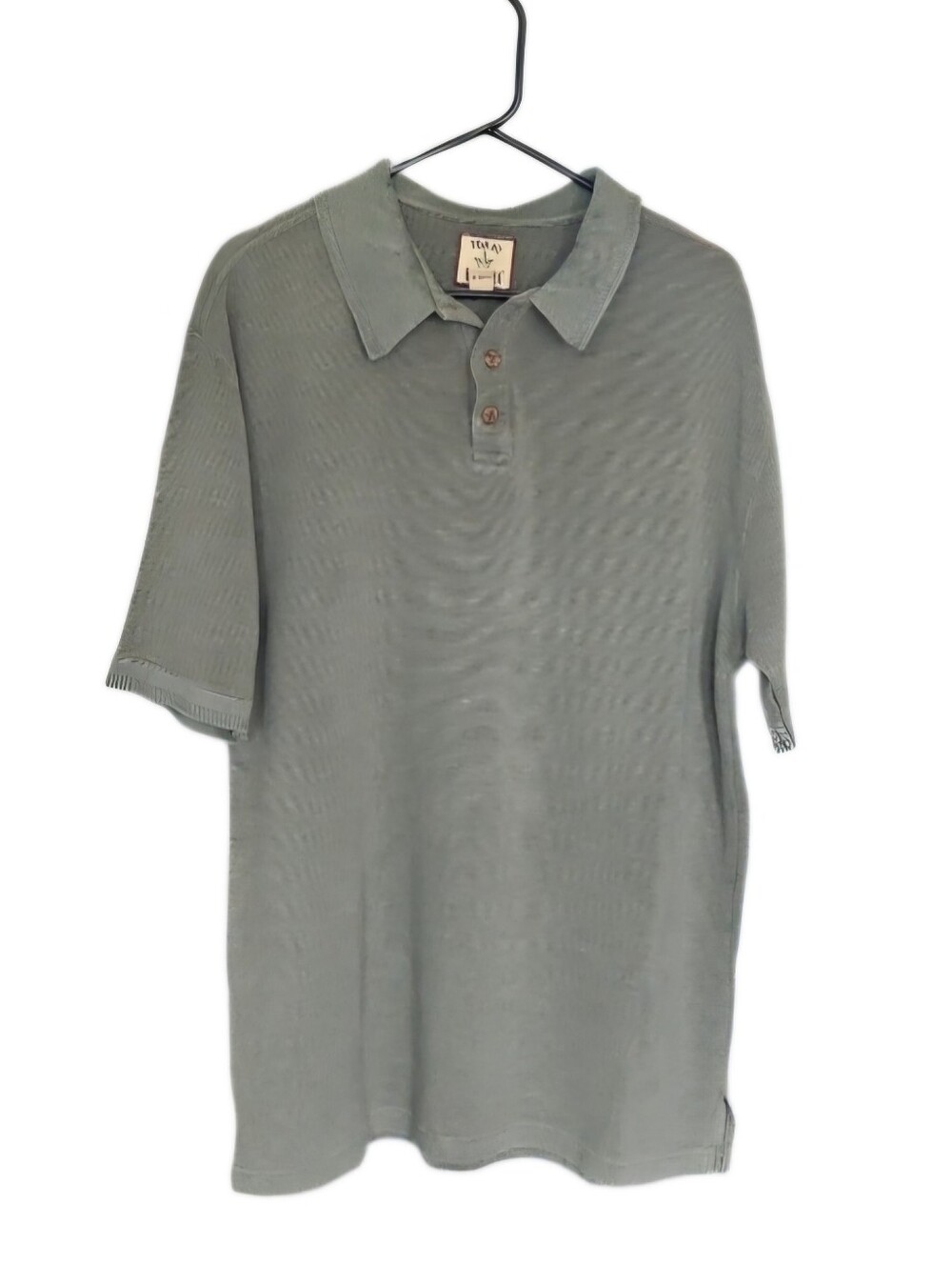 Tommy Bahama Silk(75%) And Cotton(25%) Sage XL Polo